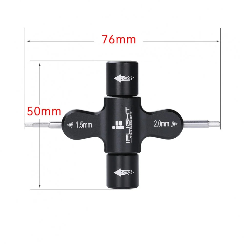 Quad Prop Wrench Tool w/ One Way Bearing