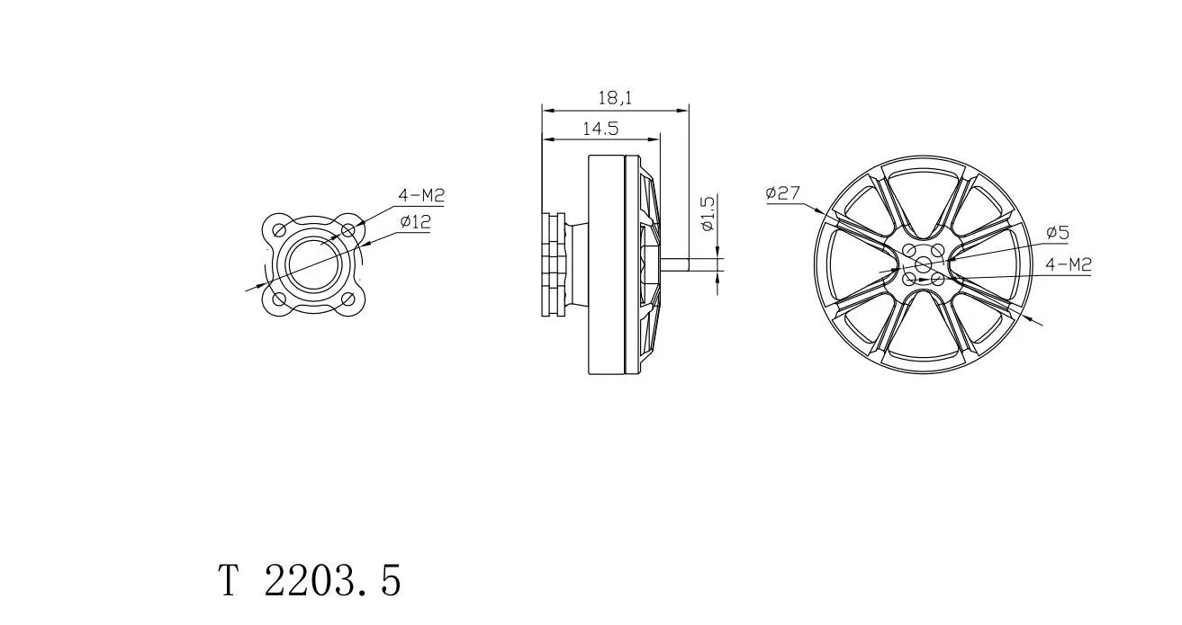 XNova XN T2203.5 V2 FPV Motor