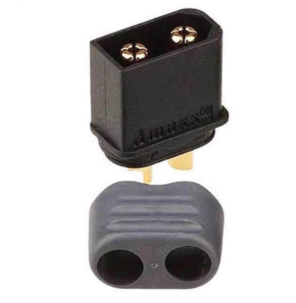 Male XT60H Wire 10cm Black