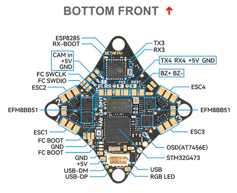BetaFPV Air Brushless Flight Controller v1.1