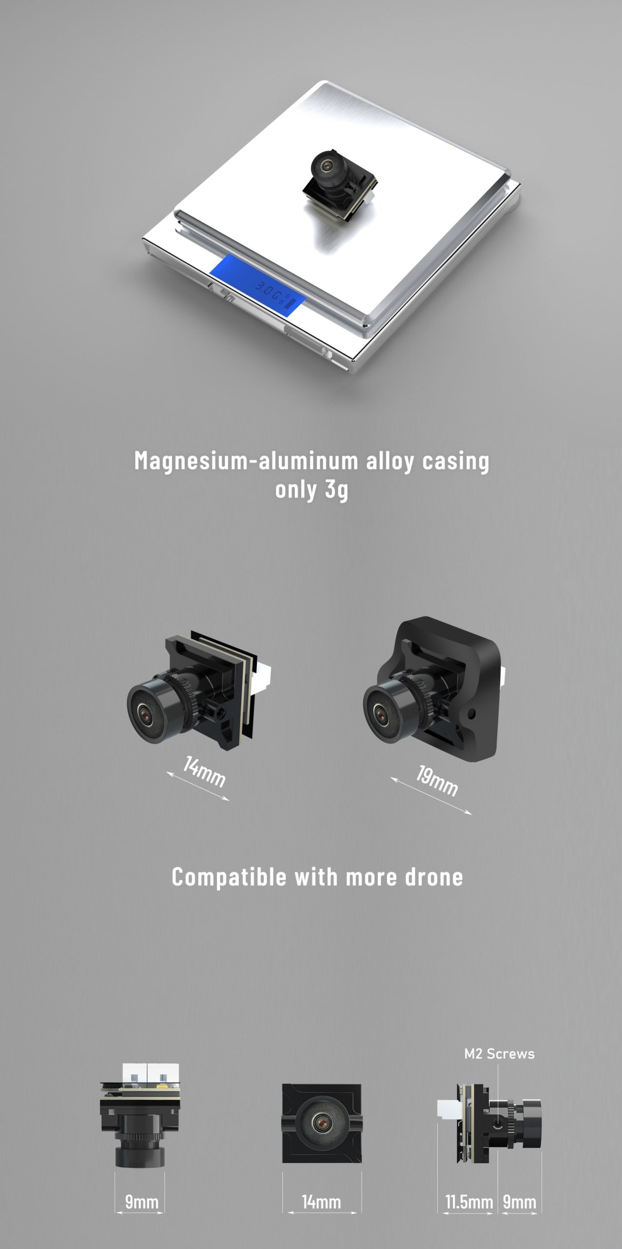 Caddx Baby Ratel 2 1200TVL 1.8mm FPV Camera