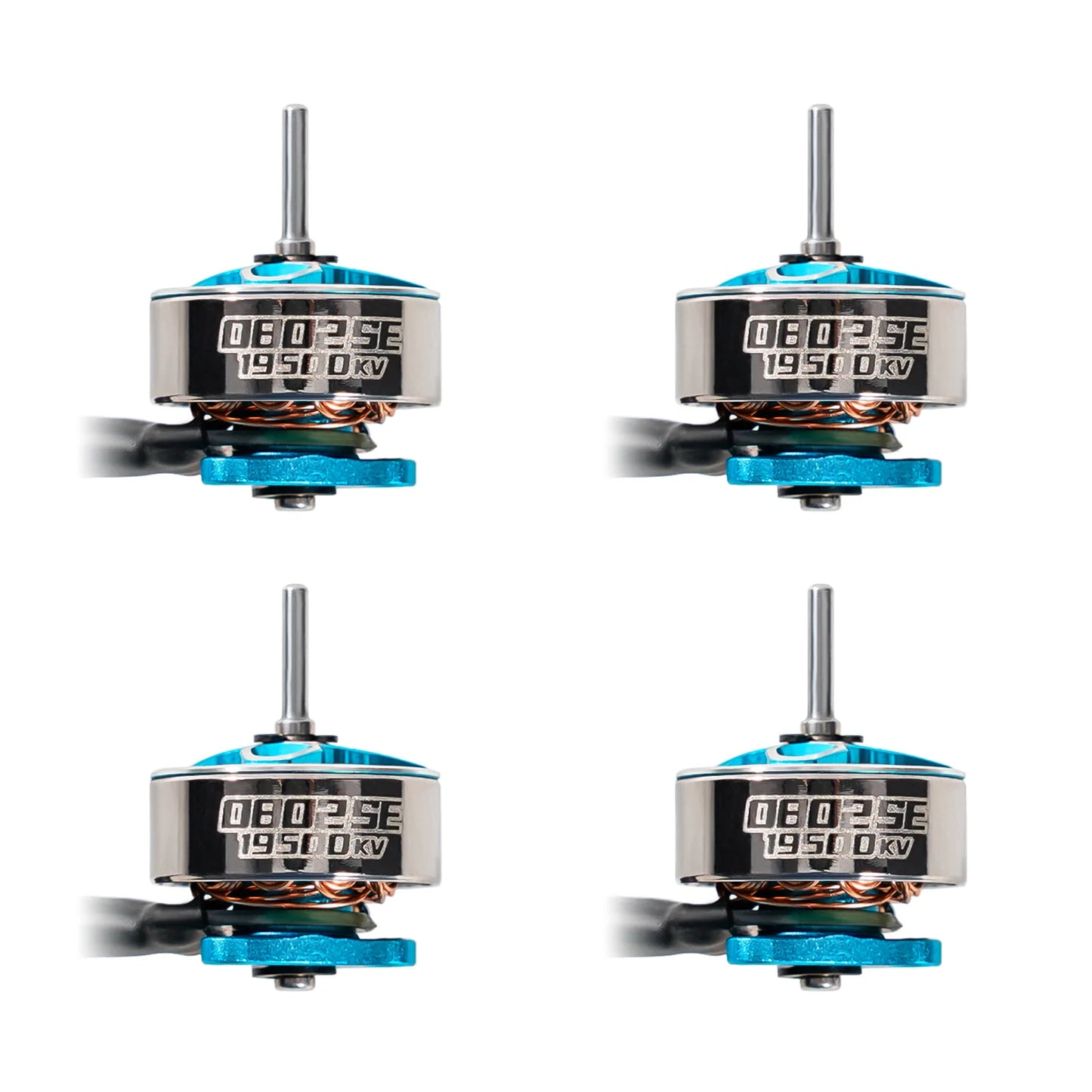 BetaFPV 0802SE 19500KV Brushless Motors Ice Blue (Pack of 4)