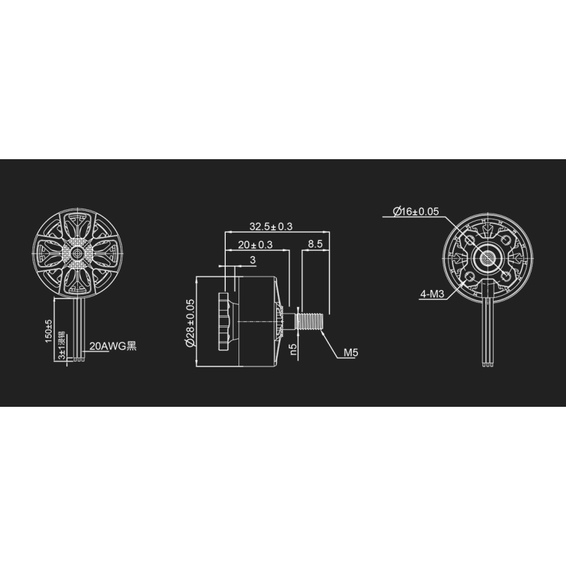 C227 1960KV Motor by Axisflying