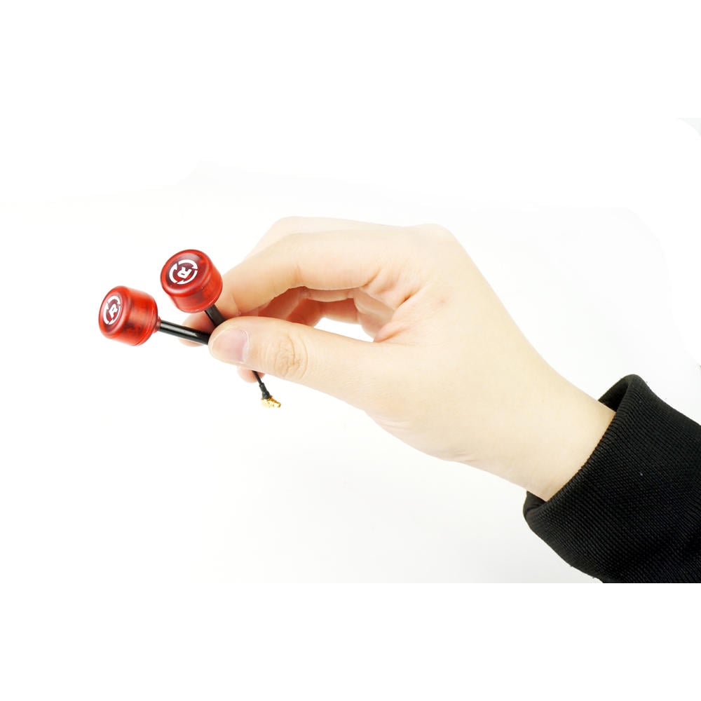 RushFPV Cherry Antenna MMCX pair (RHCP / LHCP)