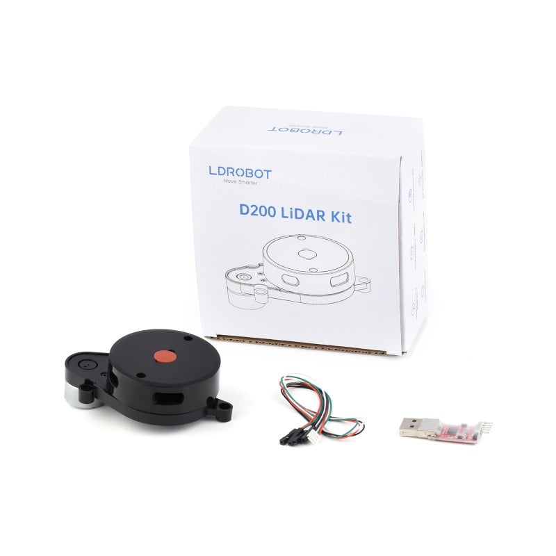 LD Robot LD14P D200 Lidar 360° Omnidirectional 0-8m