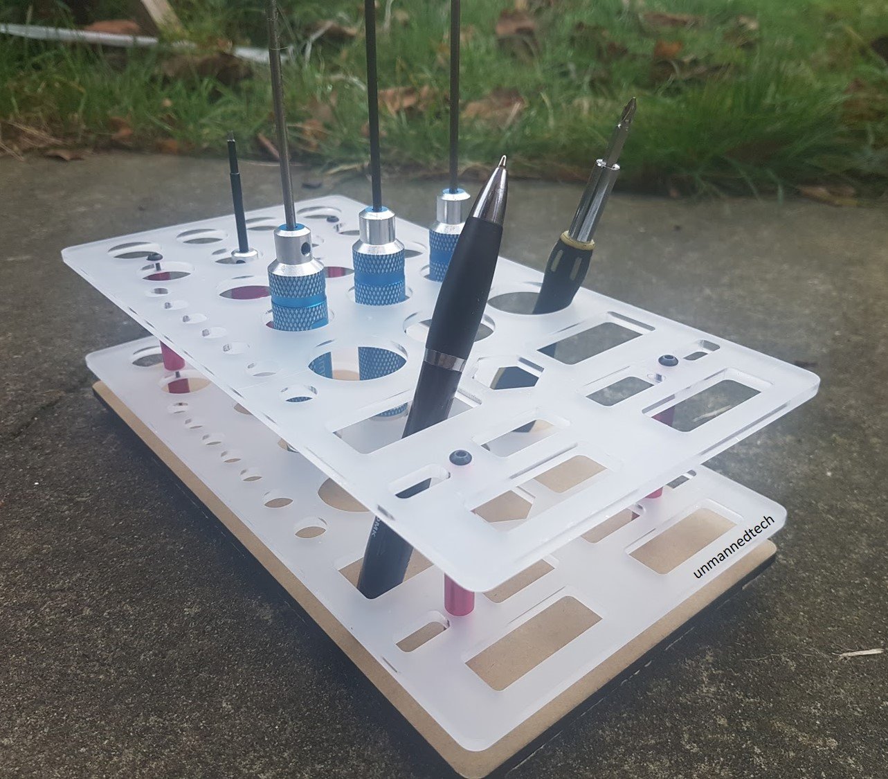 DroneBuildr Tool Storage Rack (2 levels)