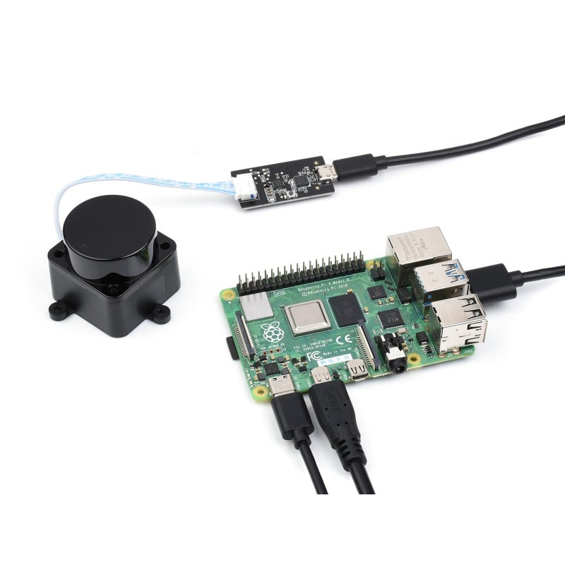 LD Robot LD19 D500 TOF Lidar 360° Omnidirectional 0-12m