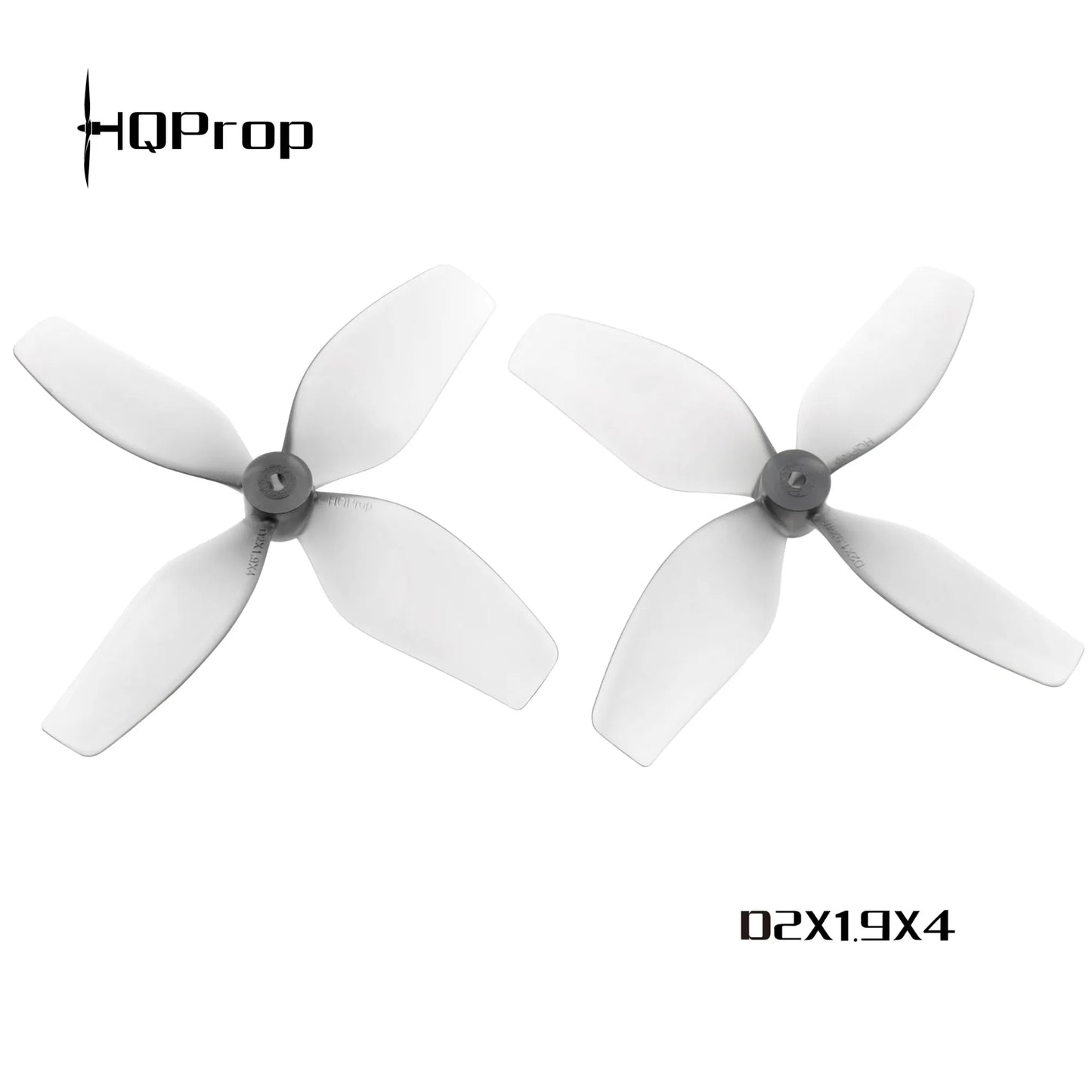 HQProp D2X1.9X4 for Cinewhoop Grey (1.5mm Shaft)