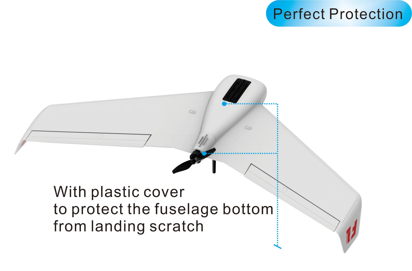 F1 Wing High Speed FPV EPP Racing Wing (PNP)