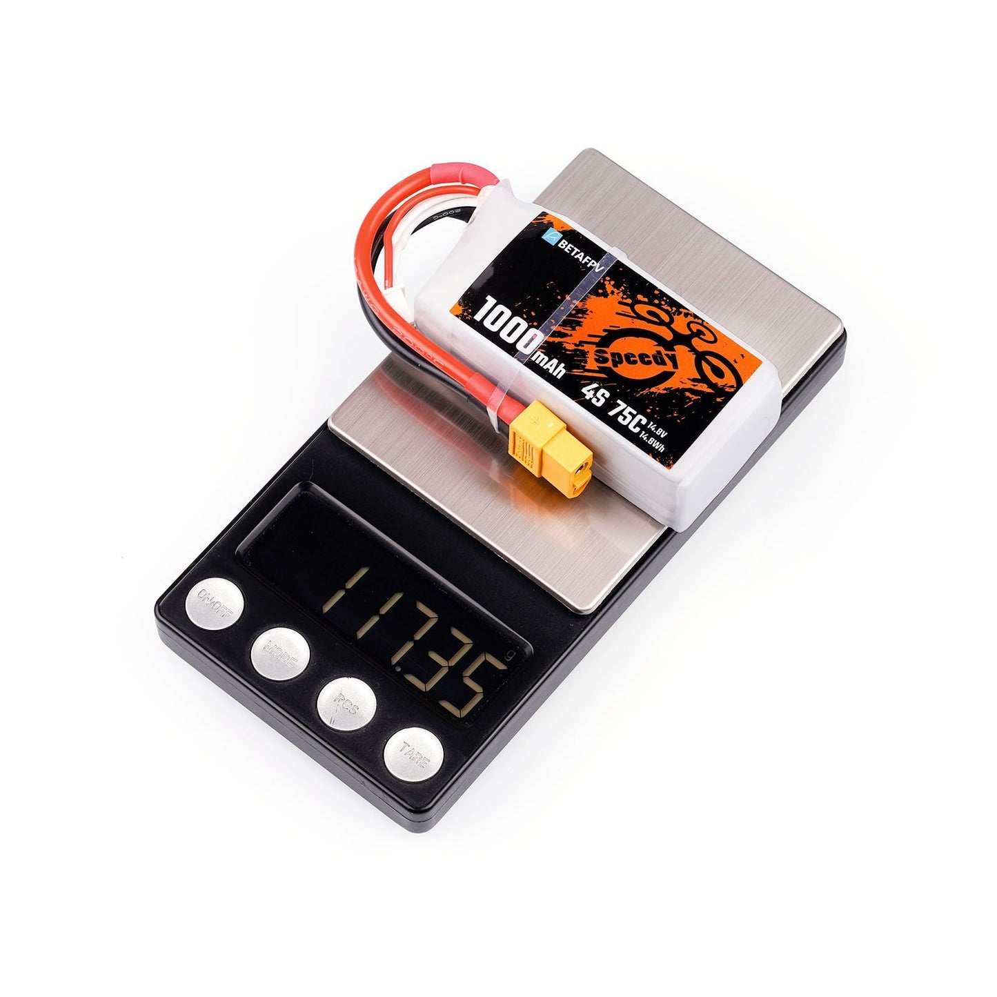 BetaFPV 1000mAh 4S 75C Lipo Battery (2pcs)