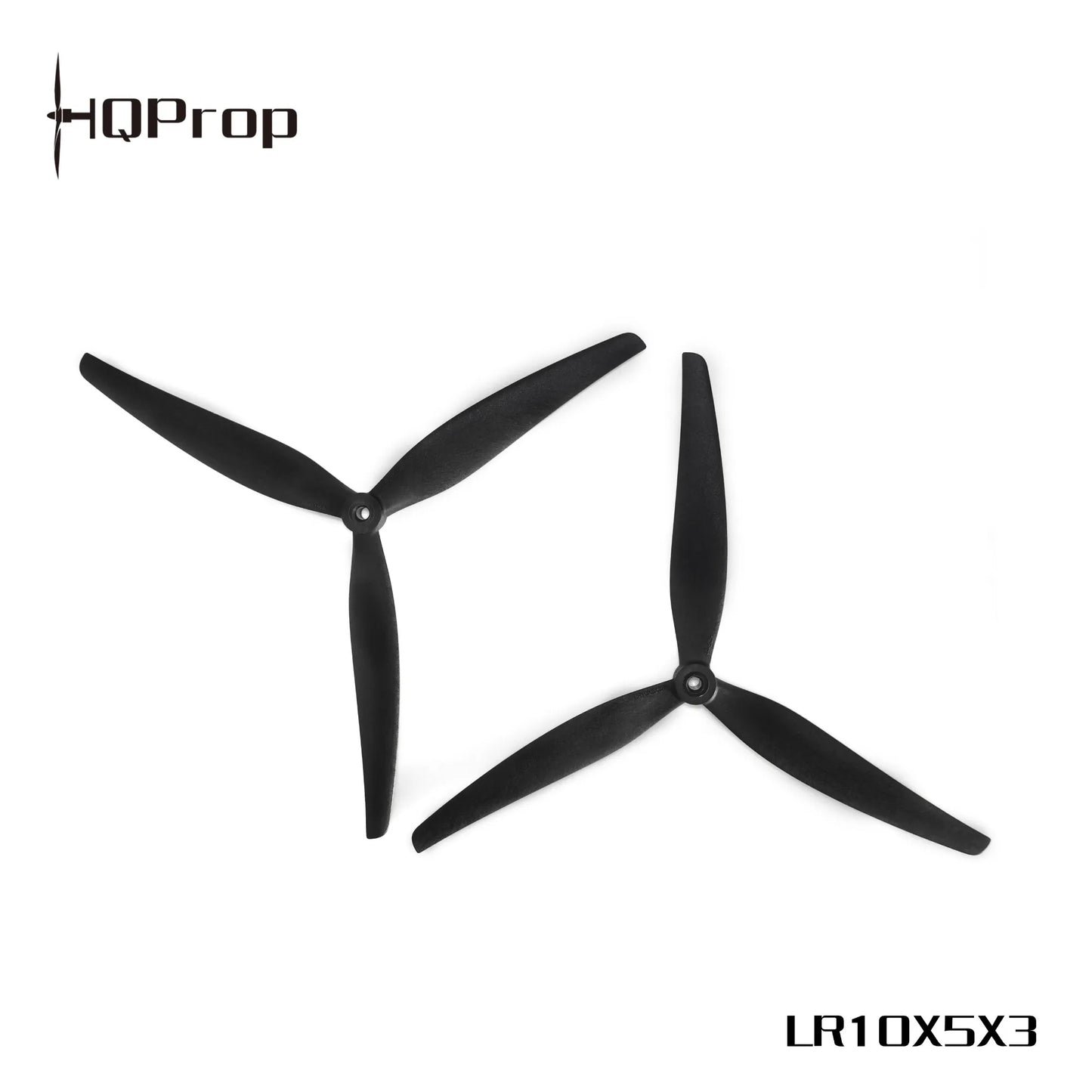 HQProp LR10X5X3 (1CW+1CCW) Black-Glass Fiber Reinforced Nylon