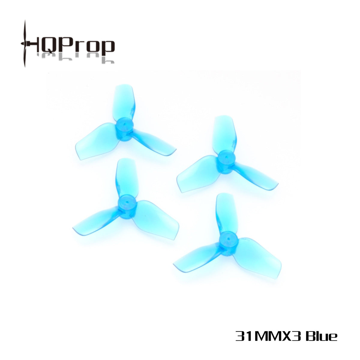 HQ Micro Tiny Whoop Props 31mmx3 3 blade (1mm shaft) (2CW+2CCW)