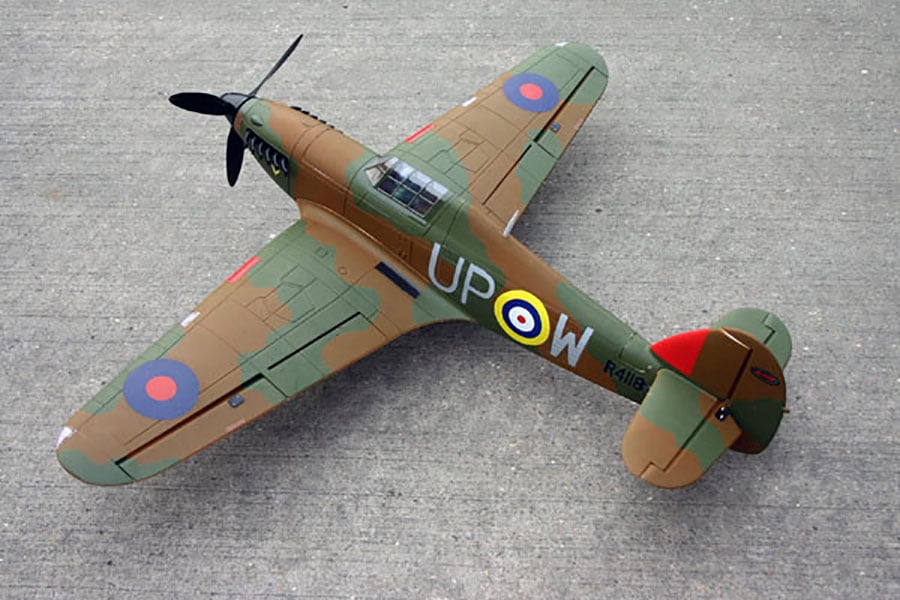 Dynam Hawker Hurricane MK1 V2 1250MM W/O TX/RX/BATT