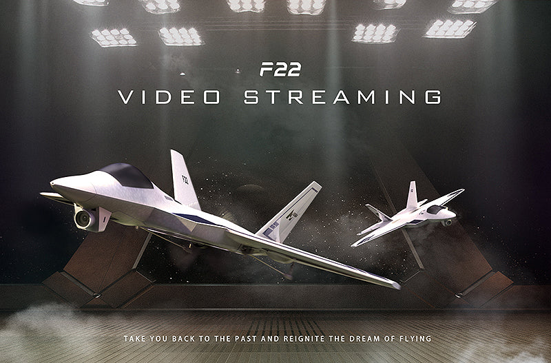 Hubsan F22 FPV Jet w/ GPS, Return Home, 720p Camera