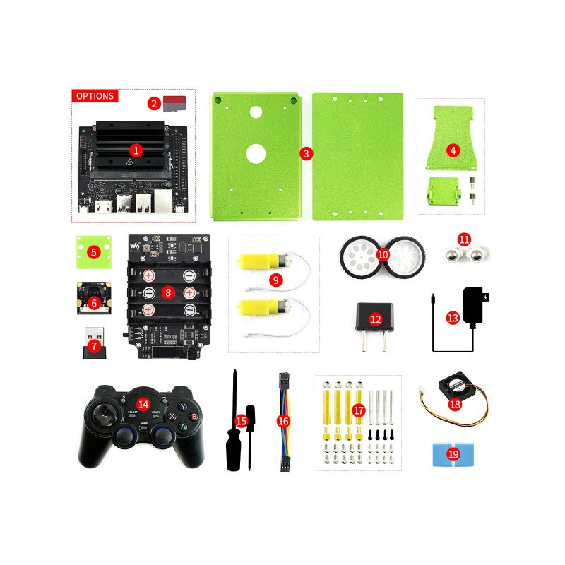 JetBot 2GB AI Robot Kit