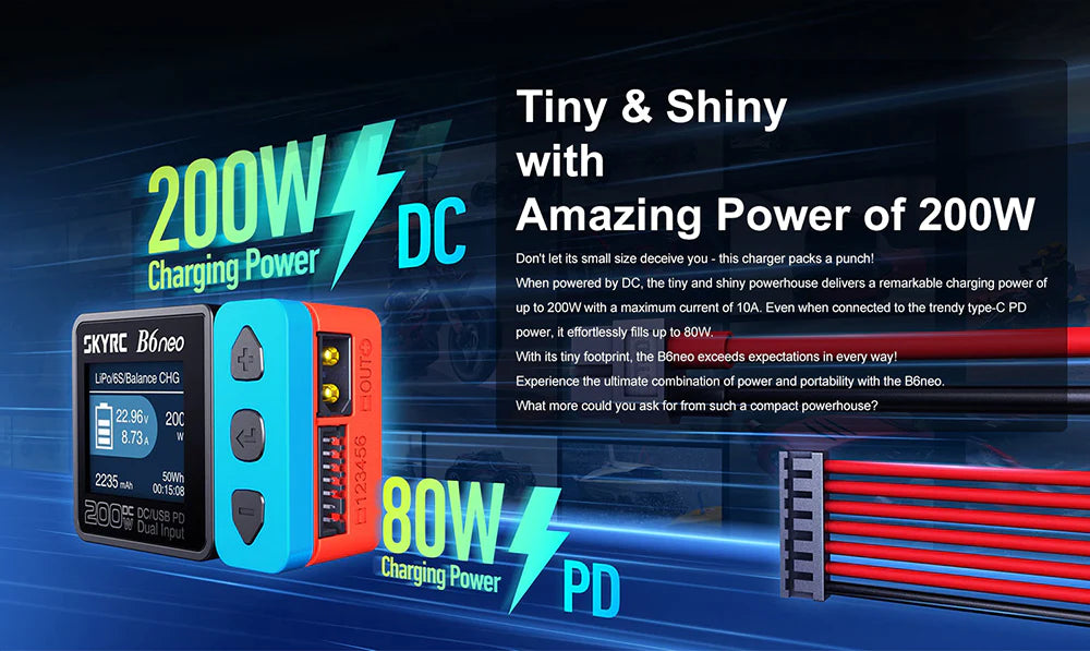 SkyRC B6neo DC 200W Charger