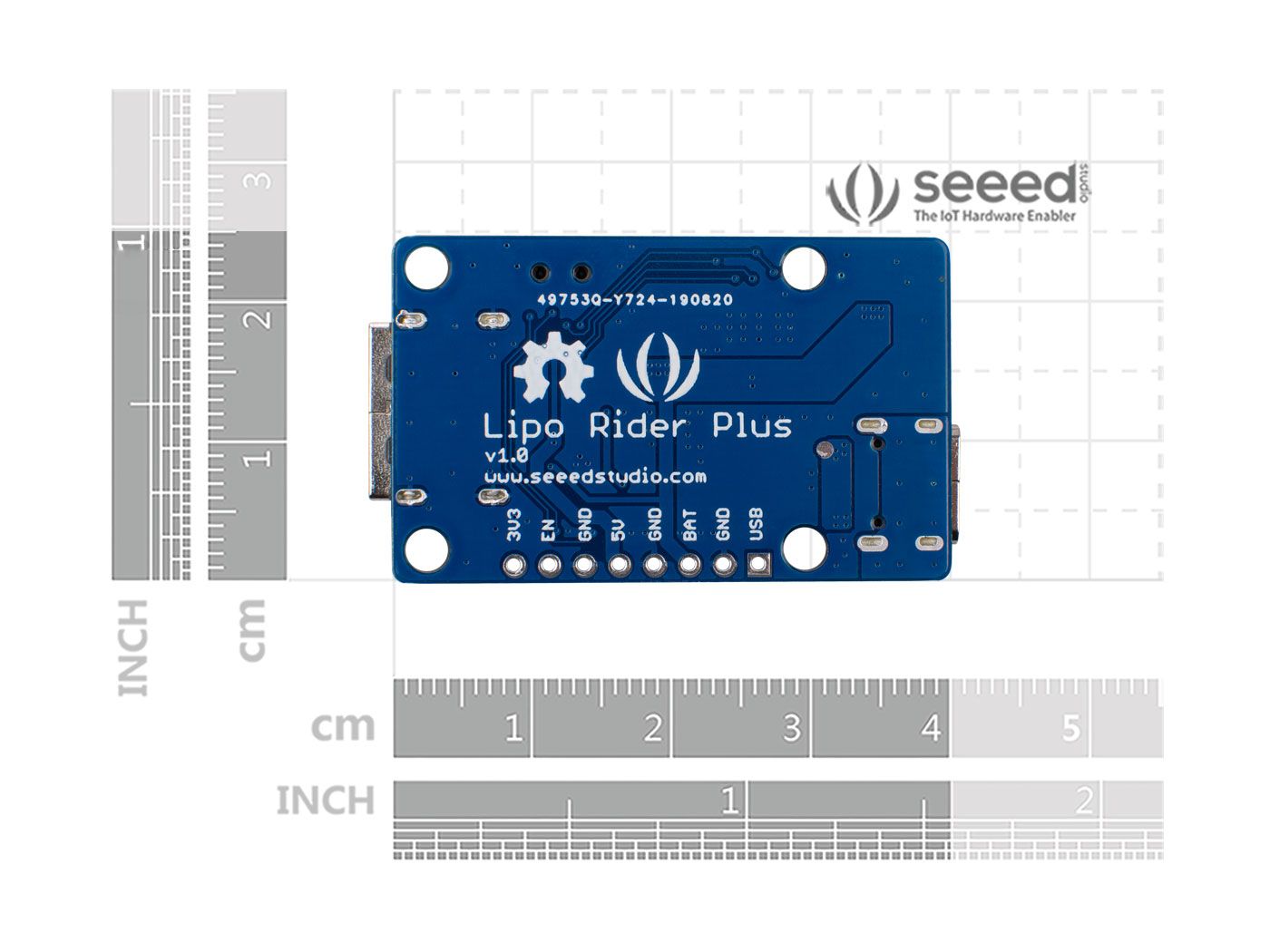 Lipo Rider Plus (Charger/Booster) - 5V/2.4A USB Type-C