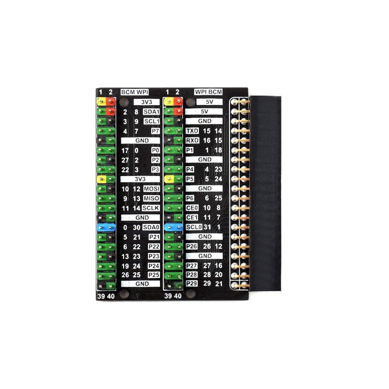 Double GPIO 40PIN Header Adapter for Pi 400