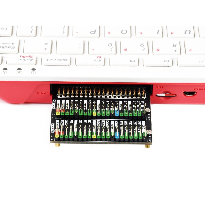 Double GPIO 40PIN Header Adapter for Pi 400