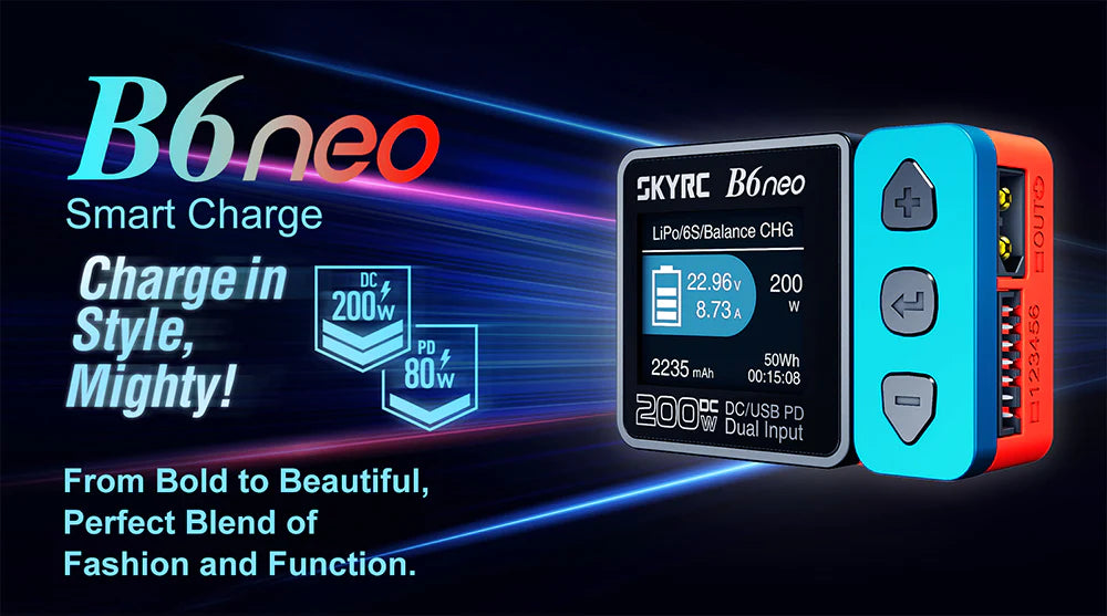 SkyRC B6neo DC 200W Charger