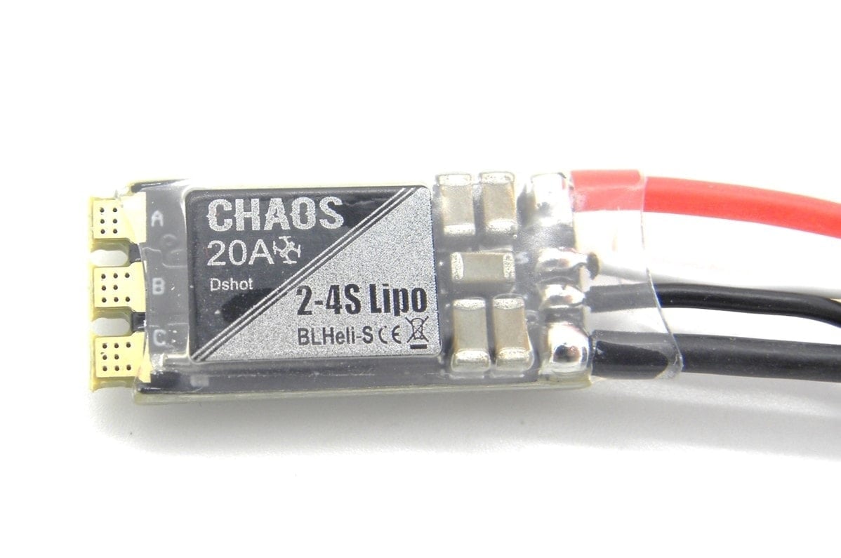 Chaos BLHeli_S Dshot ESC (20A, 25A, 30A) 2-6S