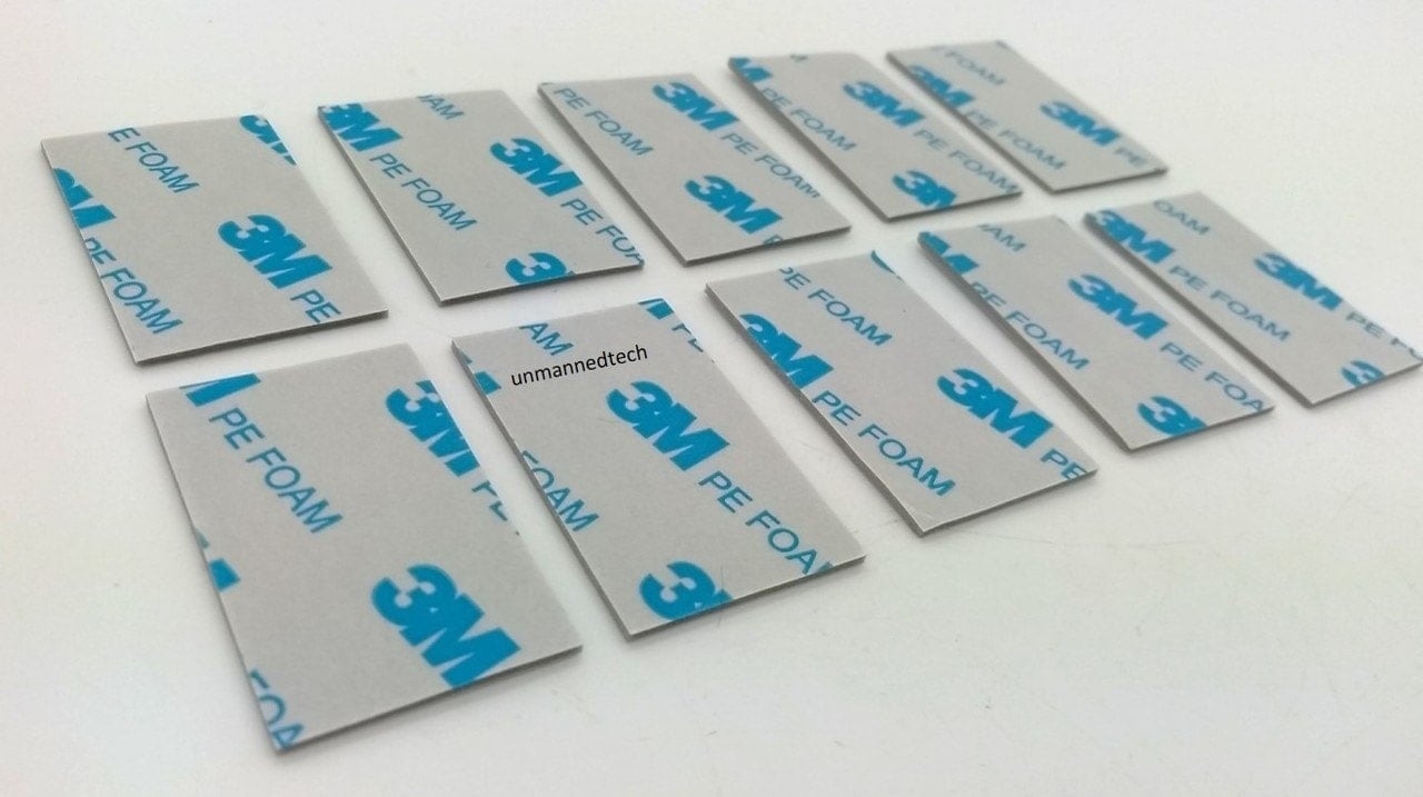 3M Double-Sided Mounting Foam (40x2.5cm, Pack of 10)