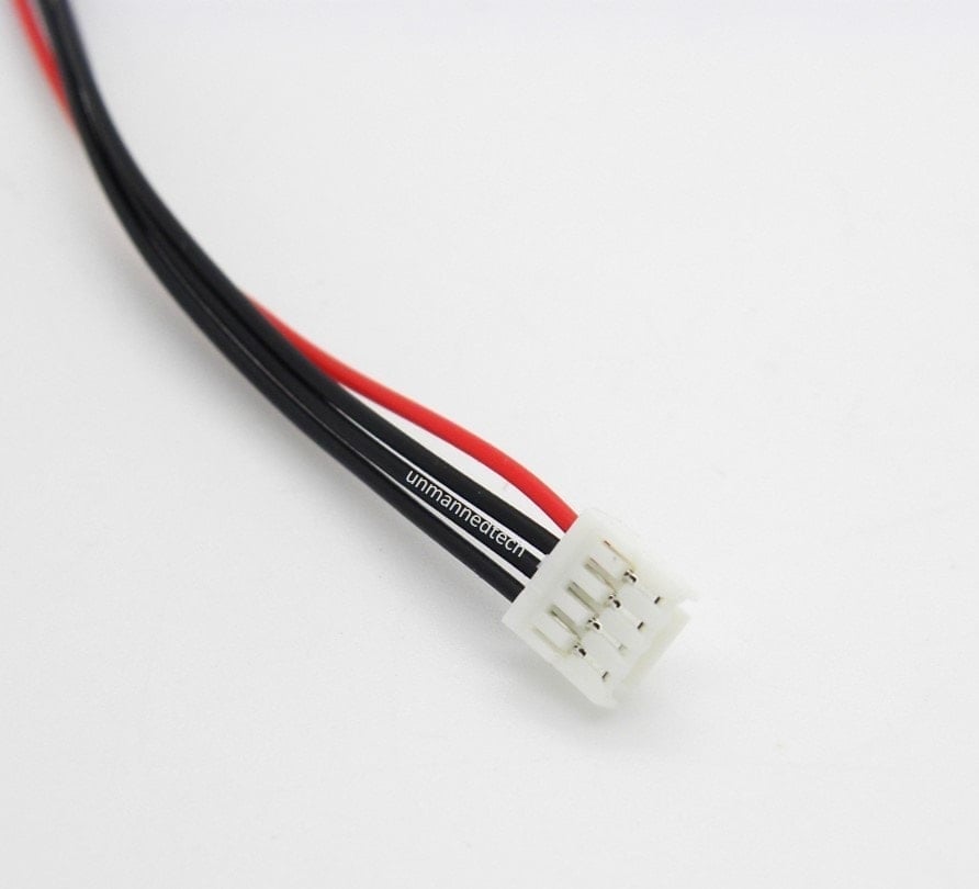 Male JST-GH 1.25 4 pin connectors to JST-GH 1.25 4 pin connectors cable - Pack of 5