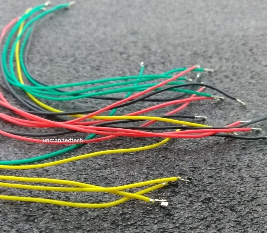 JST-SH1.0 to JST-SH1.0 Pre-crimped DIY Silicone Wire Pack (Pack of 20)