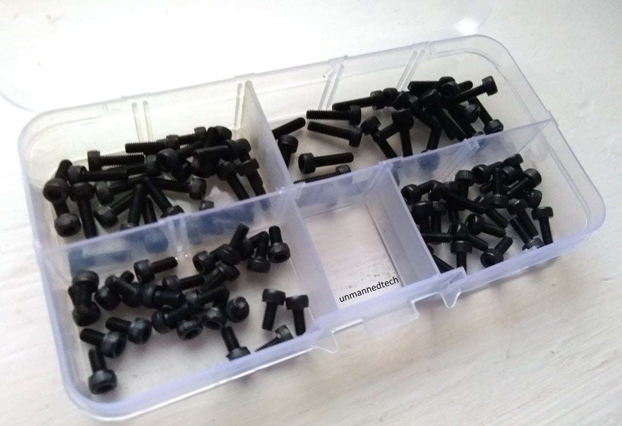 DroneBuildr M3 Steel Alloy Screw Set (100pcs)