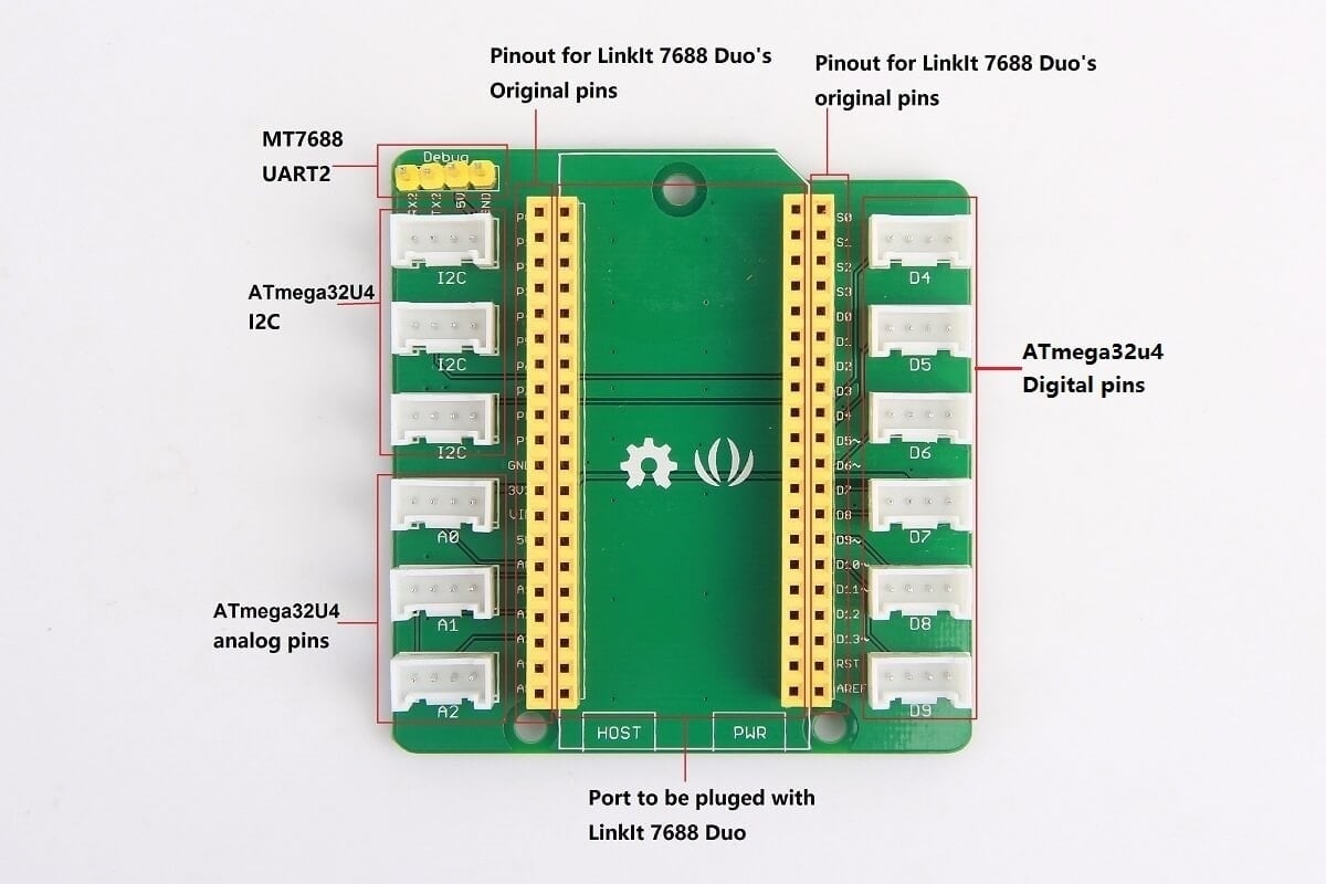 Grove Breakout for LinkIt Smart 7688 Duo