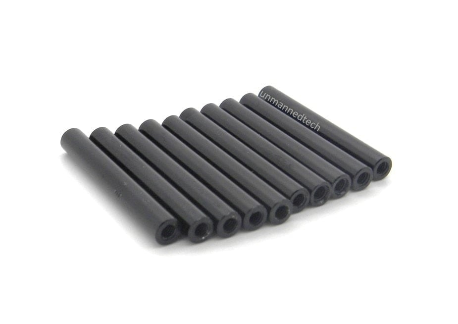 M3x37 Aluminium Standoff Pack - Black
