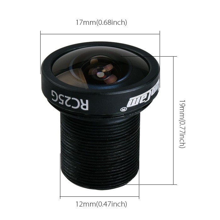 RunCam FPV Lens (2.1mm/ 2.3mm, 2.5mm) Short and Wide Angle