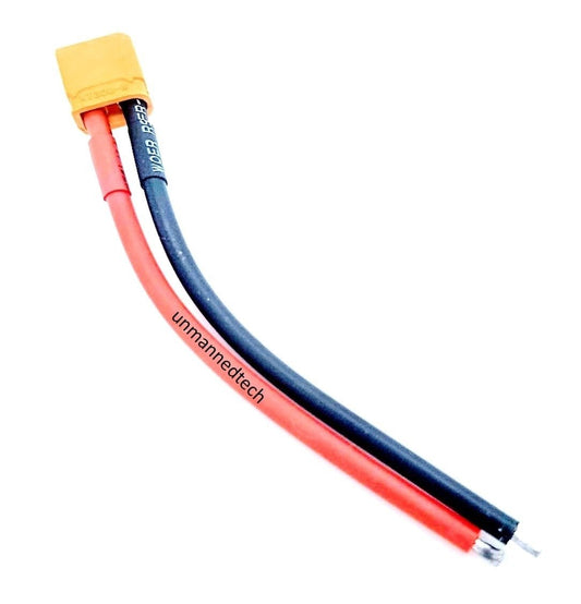 XT30 Male Battery Wire 7cm 18AWG silicone wire