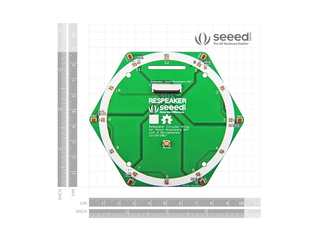 ReSpeaker 6-Mic Circular Array Kit for Raspberry Pi