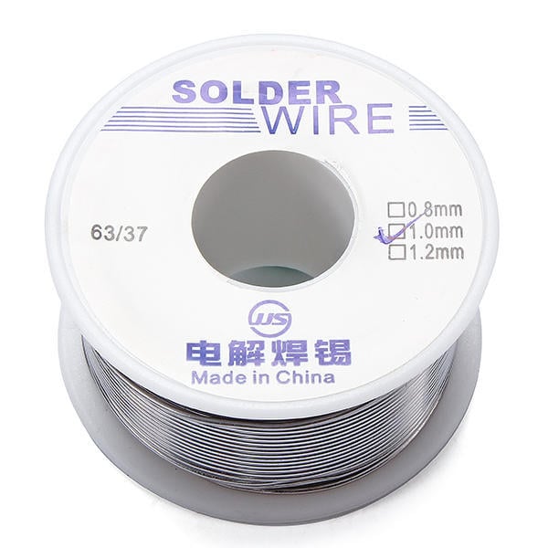 100g Tin Lead Soldering Wire Reel (Easy Melt) Solder Rosin Core - 0.8mm