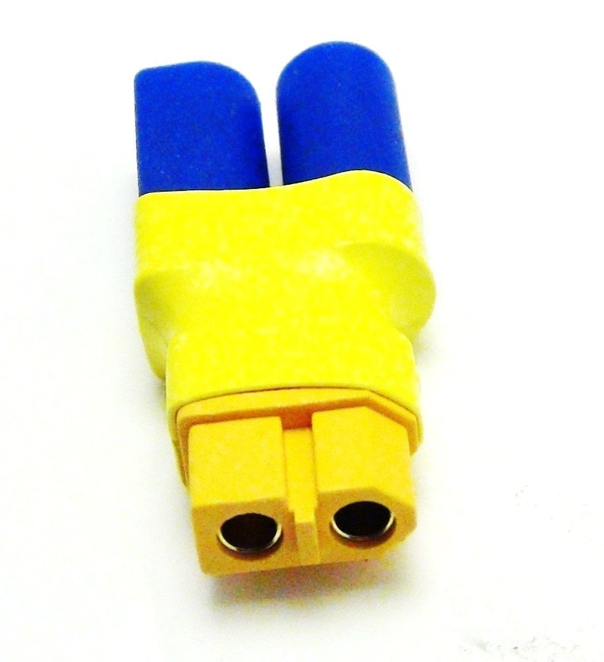 Female XT60 to male EC5 connector (Pack of 2)