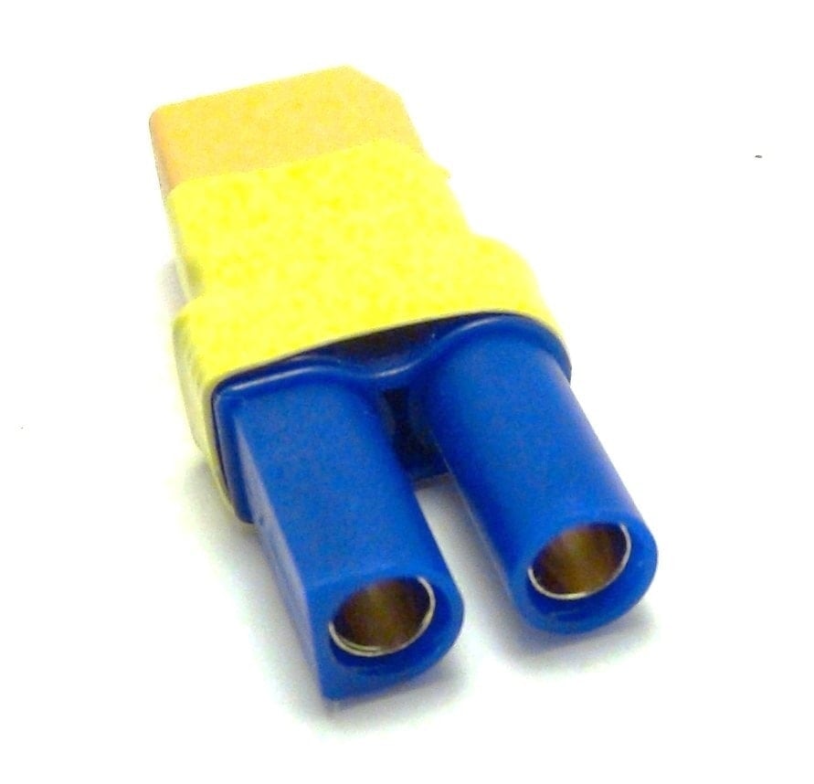 Male XT60 to female EC5 connector (Pack of 2)