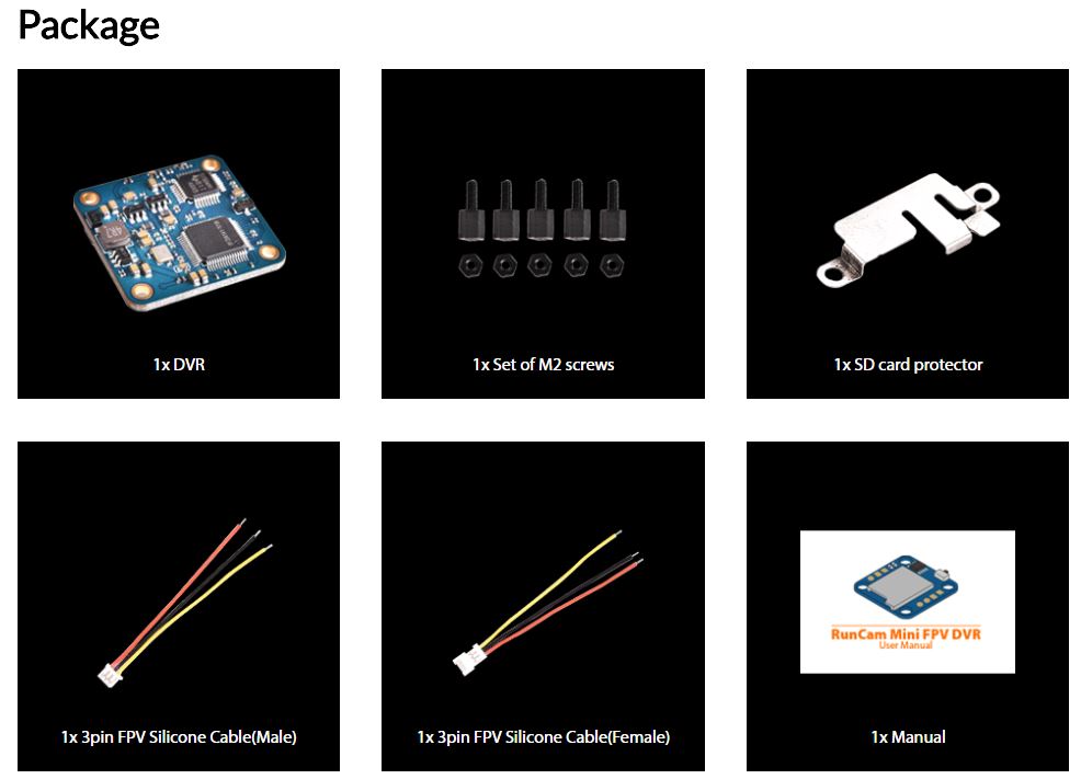 RunCam Mini FPV DVR