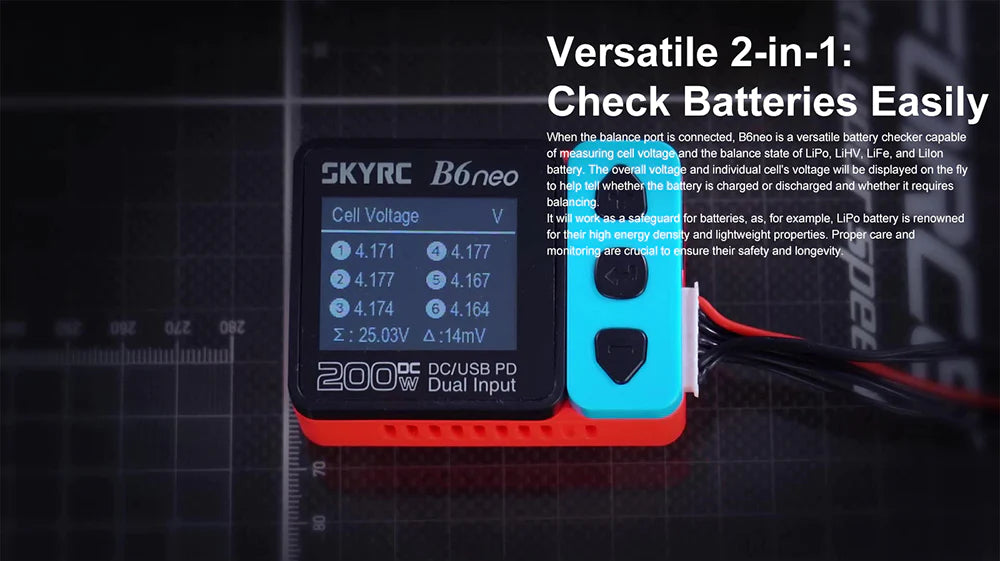 SkyRC B6neo DC 200W Charger