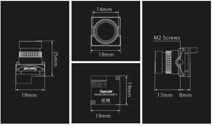 RunCam Micro Swift 3 V2 (M8 Lens)