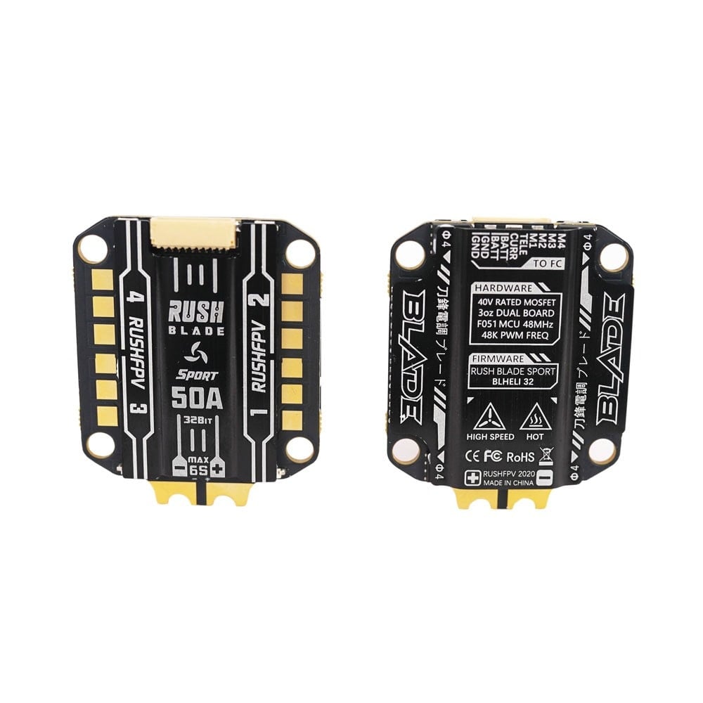 RushFPV Rush Blade Sport F4 50A BLHeli32 4-in-1 ESC