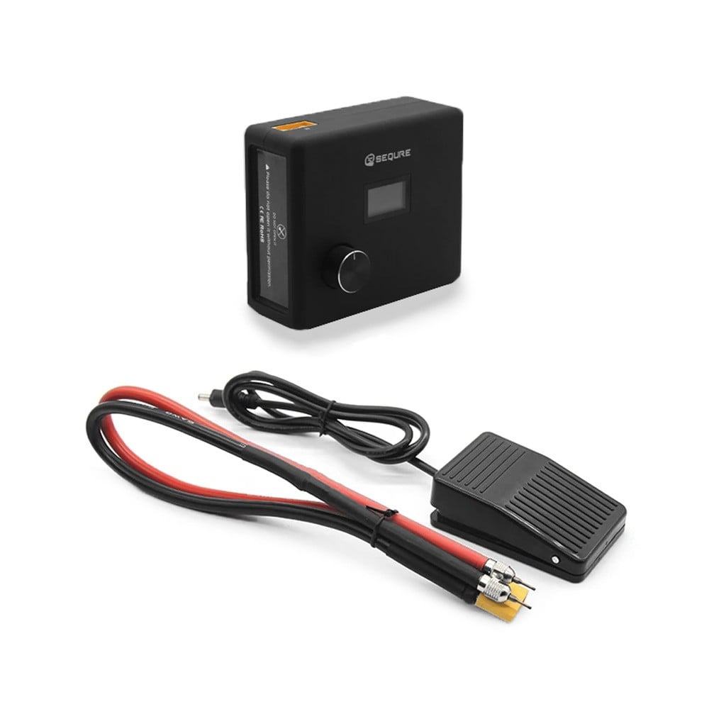 SEQURE SQ-SW1 Spot Welder w/ OLED Screen + Foot Pedal for 18650 Pack Welding