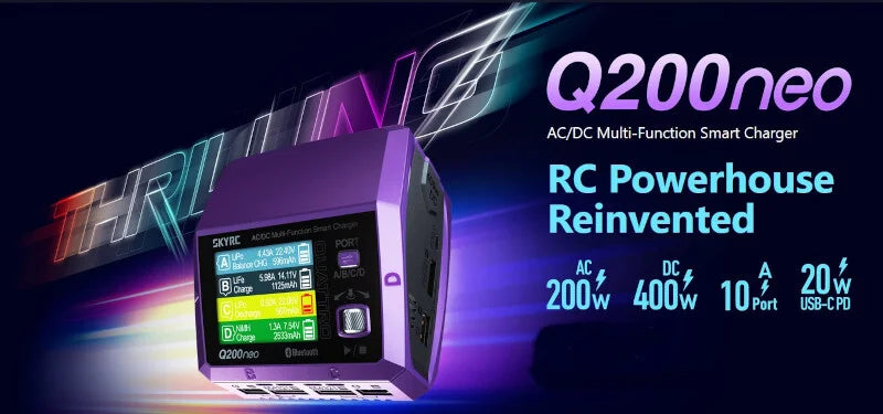 SkyRC Q200neo AC/DC Multi-Function Smart Charger