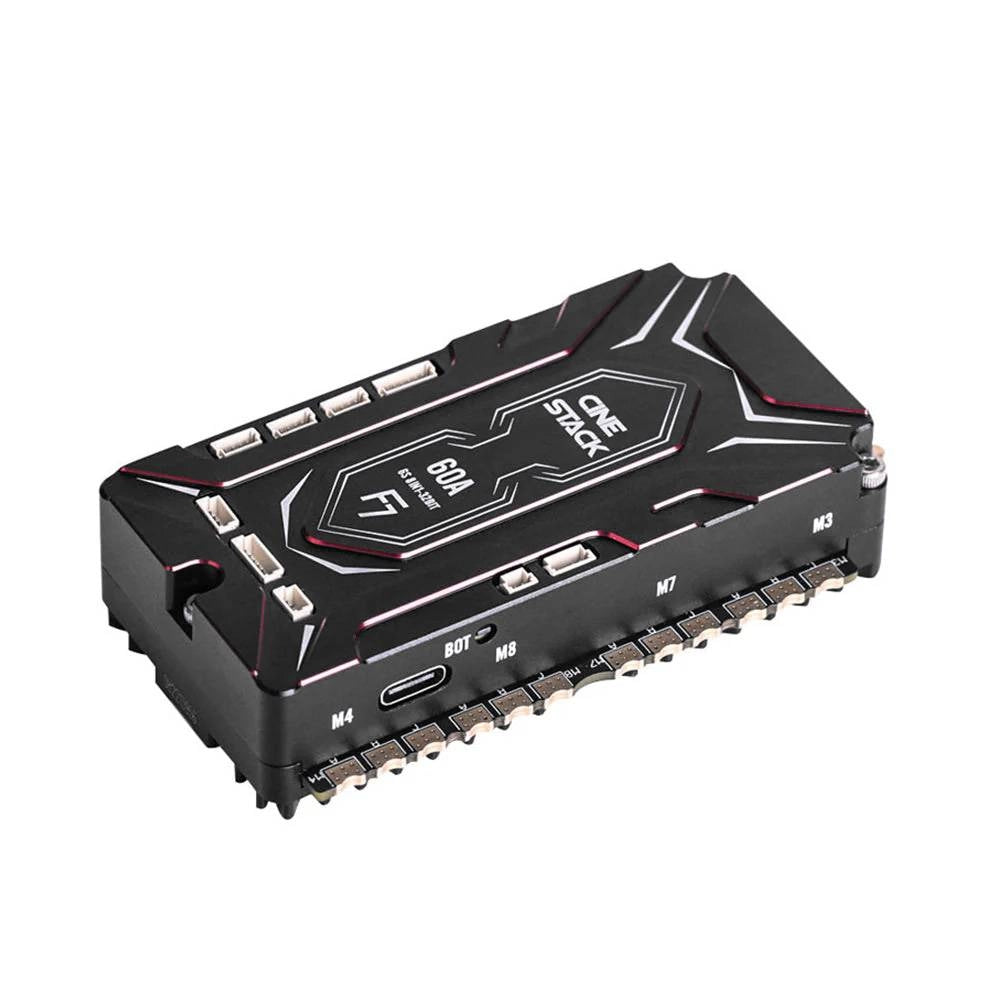 T-Motor F722 8-in-1 Cine Stack: F7 Flight Controller & 60A 8-in-1 ESC (3-6S)
