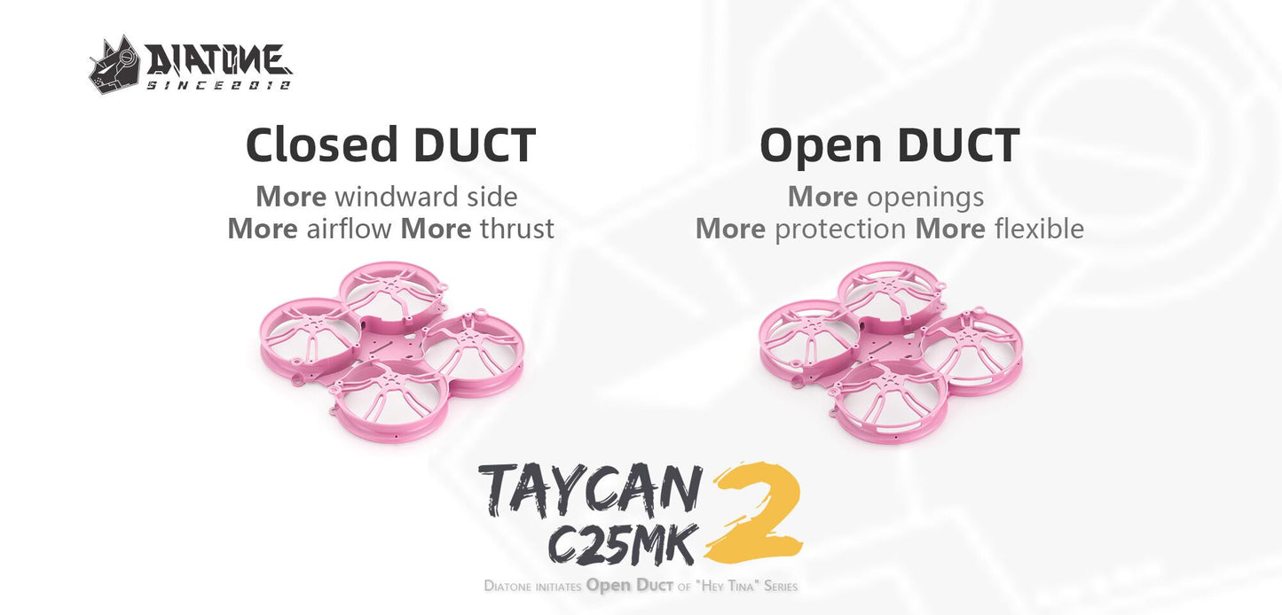Diatone Taycan C25 MK2 HD Cinewhoop (DJI Camera)