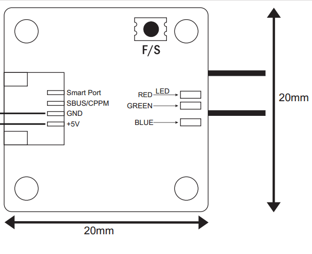FrSky XSR-M 16CH ACCST Receiver with SBUS & CPPM