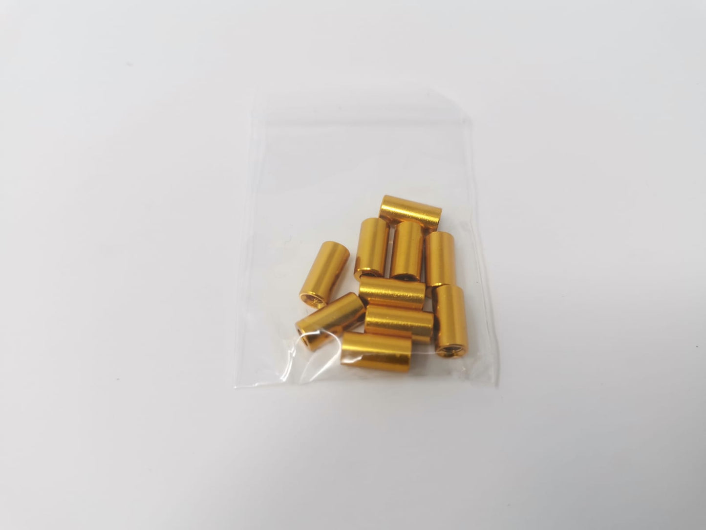 M3 x 10 Round Aluminium Standoffs - Smooth, 10mm (10pcs)