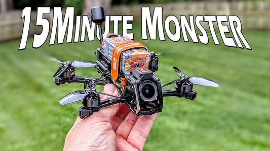 DeepSpace Seeker3 drone flying over a green landscape