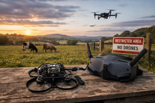 Graphic illustrating the upcoming 2026 UK drone regulation changes