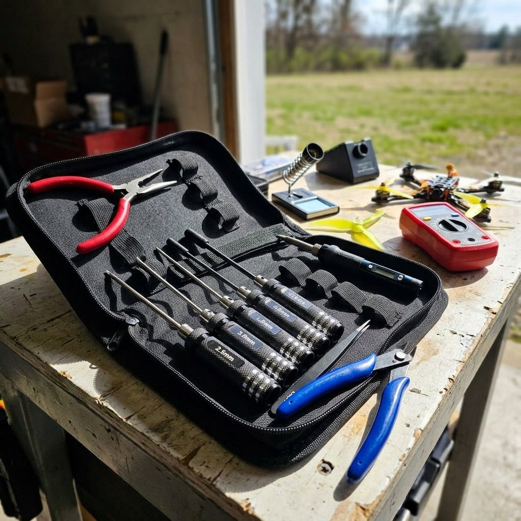 The Field Kit That Saved Our Flying Sessions: What to Bring for Quick FPV Repairs